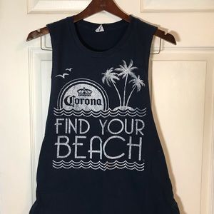 Corona Find Your Beach tank top